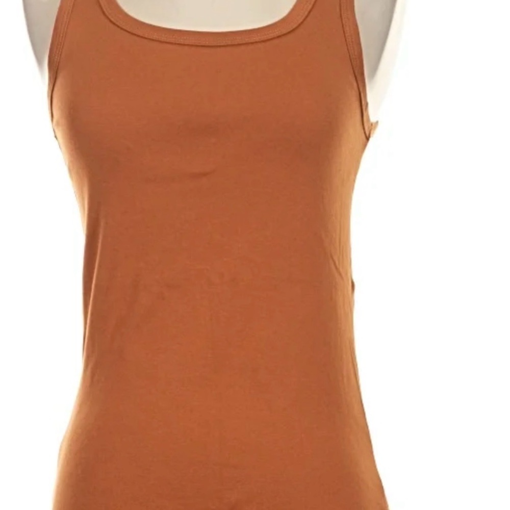 a new day Women's Scoop Neck Tank Top - Rust Brown